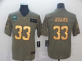 Nike Jets 33 Jamal Adams 2019 Olive Gold Salute To Service Limited Jersey,baseball caps,new era cap wholesale,wholesale hats